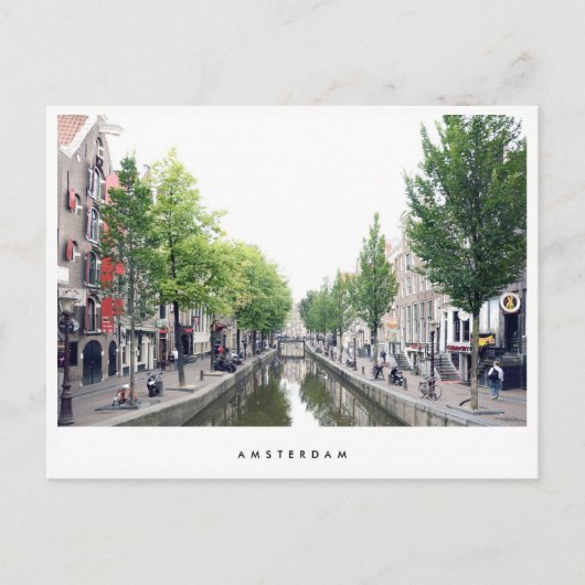 Amsterdam Postkarte (Vorderseite)