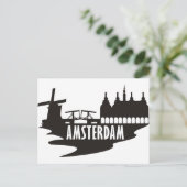 Amsterdam Postkarte (Stehend Vorderseite)