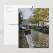 Amsterdam Postkarte (Vorne/Hinten)