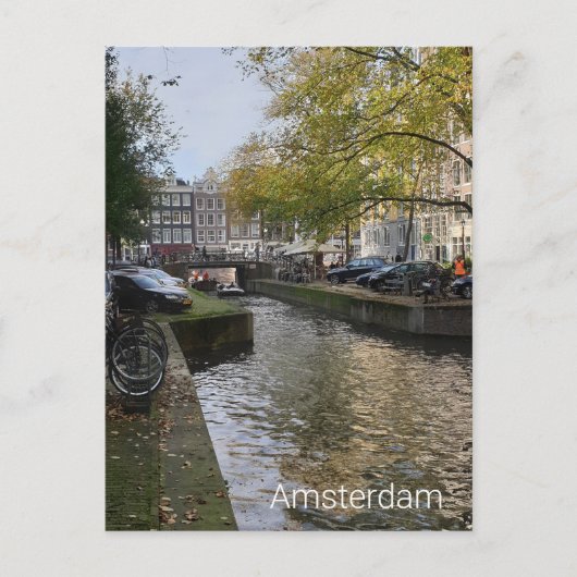 Amsterdam Postkarte (Vorderseite)