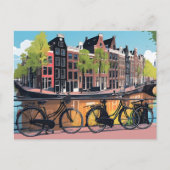 Amsterdam Postkarte (Vorderseite)