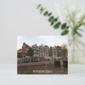 Amsterdam Postkarte (Stehend Vorderseite)