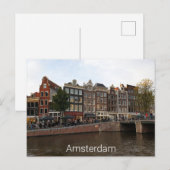 Amsterdam Postkarte (Vorne/Hinten)