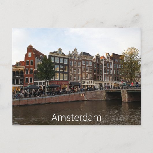 Amsterdam Postkarte (Vorderseite)