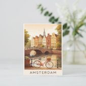 Amsterdam. Postkarte (Stehend Vorderseite)