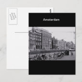 Amsterdam Postkarte (Vorne/Hinten)