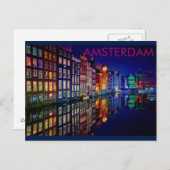 AMSTERDAM POSTKARTE (Vorne/Hinten)