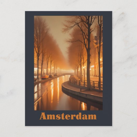 Amsterdam Postkarte (Vorderseite)
