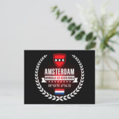Amsterdam Postkarte (Stehend Vorderseite)