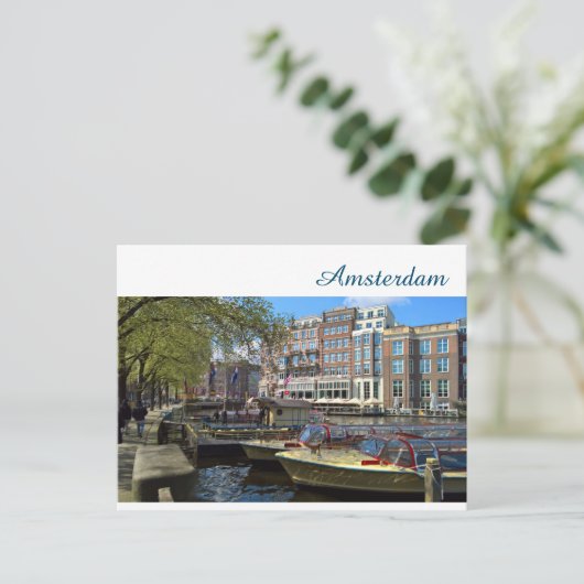 Amsterdam Postkarte (Stehend Vorderseite)