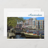 Amsterdam Postkarte (Vorne/Hinten)