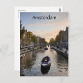 Amsterdam Postkarte (Vorne/Hinten)