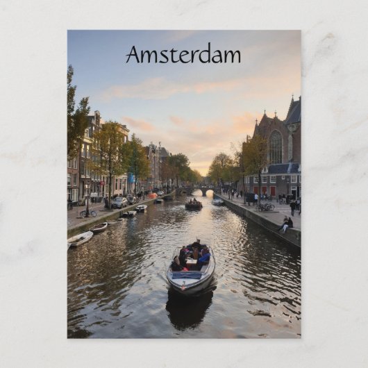 Amsterdam Postkarte (Vorderseite)