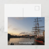 Amsterdam Postkarte (Vorne/Hinten)