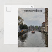 Amsterdam Postkarte (Vorne/Hinten)