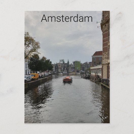 Amsterdam Postkarte (Vorderseite)