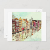 Amsterdam Postkarte (Vorne/Hinten)