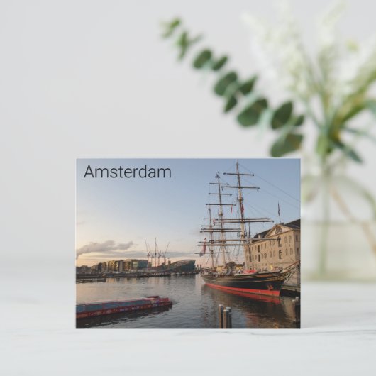 Amsterdam Postkarte (Stehend Vorderseite)