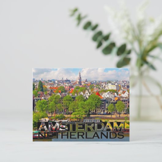 Amsterdam Postkarte (Stehend Vorderseite)