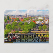 Amsterdam Postkarte (Vorderseite)