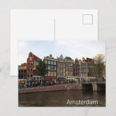 Amsterdam Postkarte (Vorne/Hinten)