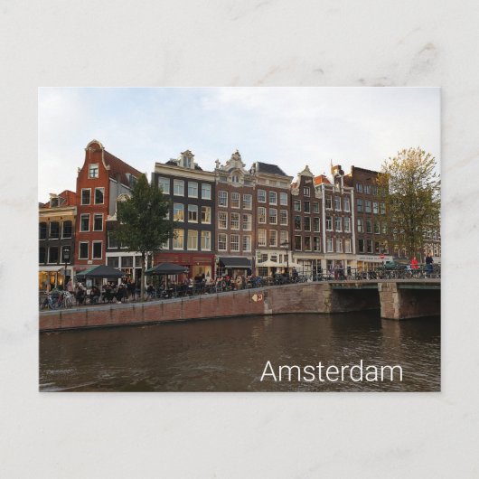 Amsterdam Postkarte (Vorderseite)