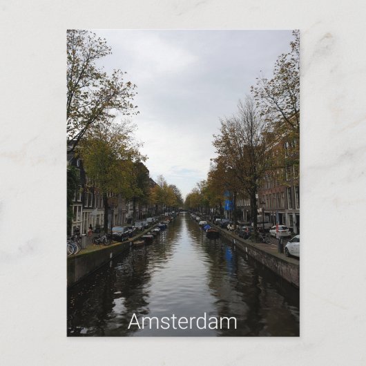 Amsterdam Postkarte (Vorderseite)