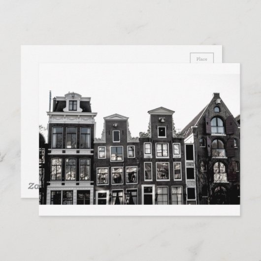 Amsterdam Postkarte (Vorne/Hinten)