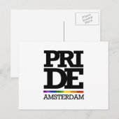 AMSTERDAM PRIDE -.png Postkarte (Vorne/Hinten)