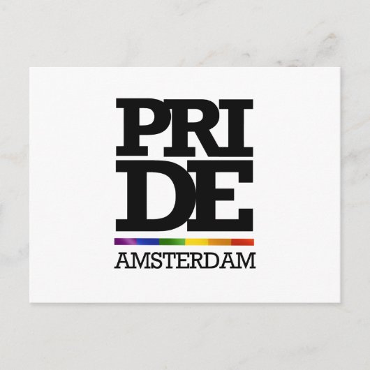 AMSTERDAM PRIDE -.png Postkarte (Vorderseite)