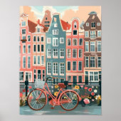 Amsterdam Print Amsterdam Illustration Amsterdam Poster (Vorne)