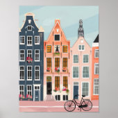 Amsterdam Print Amsterdam Illustration Amsterdam Poster (Vorne)