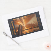 Amsterdam Rechteckiger Aufkleber (Umschlag)