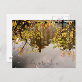 Amsterdam-Reflexion Postkarte (Vorne/Hinten)