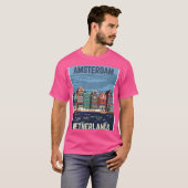 Amsterdam Reise T-Shirt (Vorne ganz)