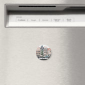 Amsterdam-Reiseandenken Magnet (In Situ (Geschirrspüler))