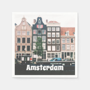 Amsterdam-Reiseandenken Serviette