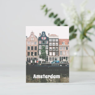 Amsterdam-Reisesouvenir Feiertagspostkarte