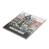 Amsterdam-Reisesouvenir Fliese (Seite)