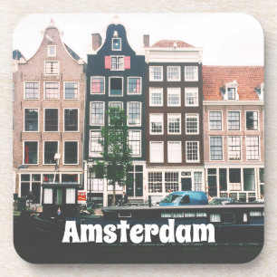 Amsterdam-Reisesouvenir Getränkeuntersetzer