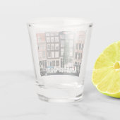Amsterdam-Reisesouvenir Schnapsglas (Rückseite)