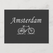Amsterdam Retrorad Postkarte (Vorderseite)