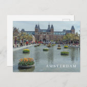 Amsterdam-Rijksmuseum-Ansicht Postkarte (Vorne/Hinten)
