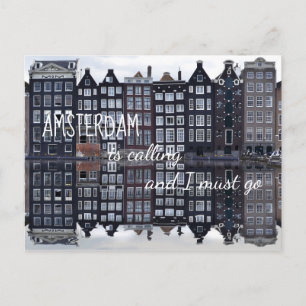 Amsterdam ruft an und ich muss gehen/Foto Postkarte