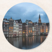 Amsterdam Runder Pappuntersetzer (Vorderseite)