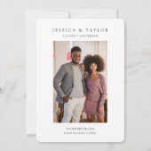 Amsterdam Save the Date Hochzeitseinladung Einladung (Rückseite)