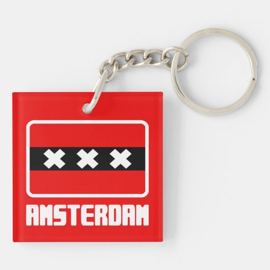 Amsterdam Schlüsselanhänger (Rückseite)