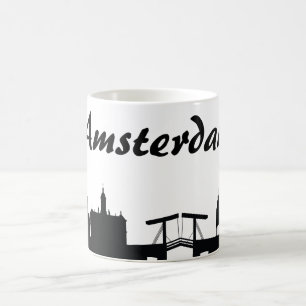 Amsterdam-Sehenswürdigkeit-Geschenk-Tasse Kaffeetasse