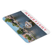 Amsterdam Sightseeing Schiff View Kühlschrankmagne Magnet (Rechte Seite)