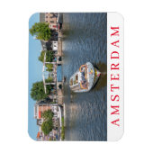 Amsterdam Sightseeing Schiff View Kühlschrankmagne Magnet (Vertikal)